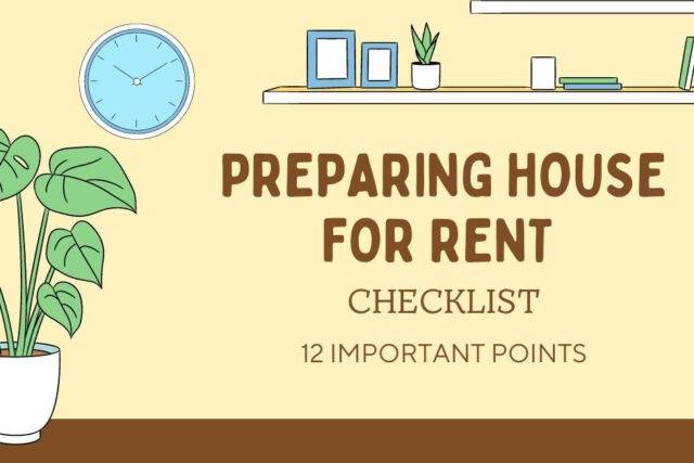 Preparing house for rent checklist